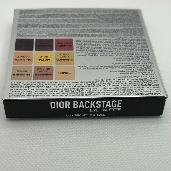 DC'd - Dior Backstage Eye Palette - Limited Edition "Bronze Neutrals" NLS - Picture 4 of 4